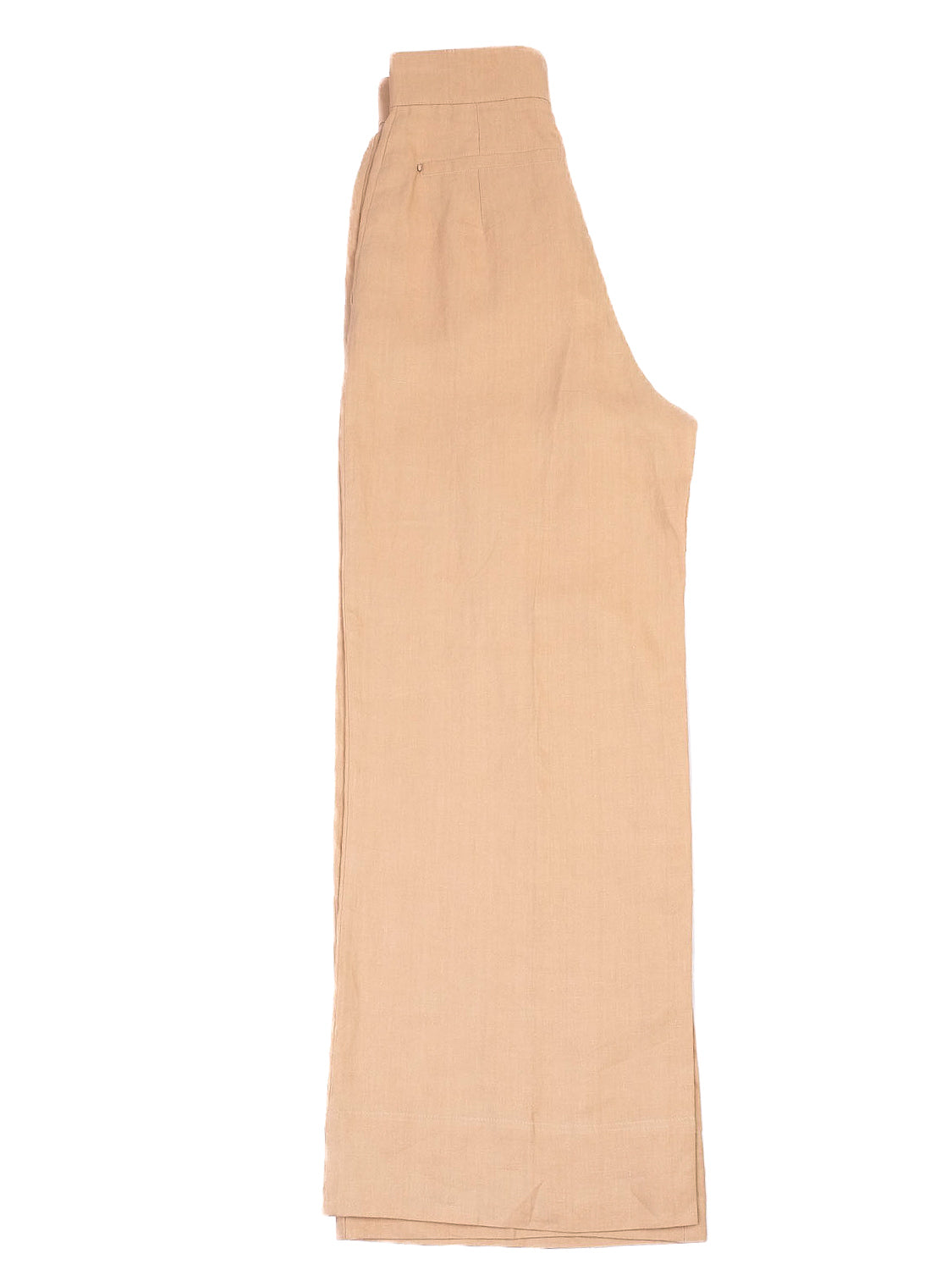 excellent sportmax orange cotton wide-leg pants size s