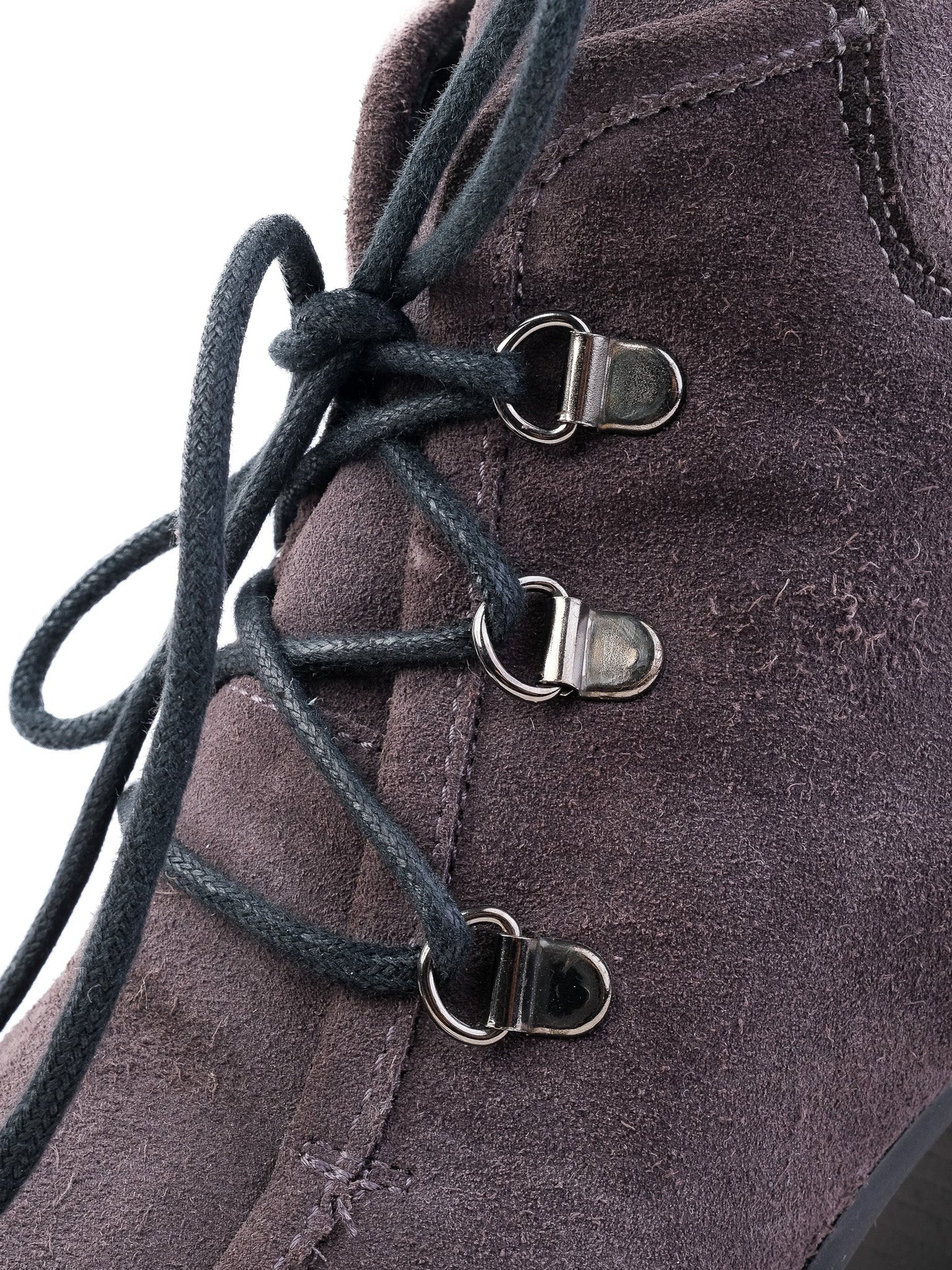 baldinini gray genuine suede ankle boots with high block heel size 36