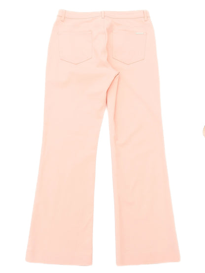Excellent Escada Sport Pink Elastane Women's Pants Size M