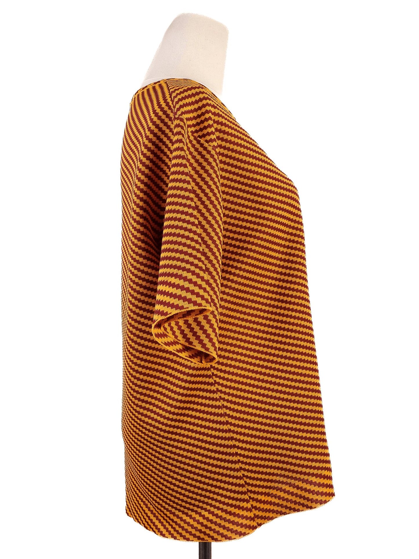 excellent dries van noten women's short-sleeved shirt size s orange