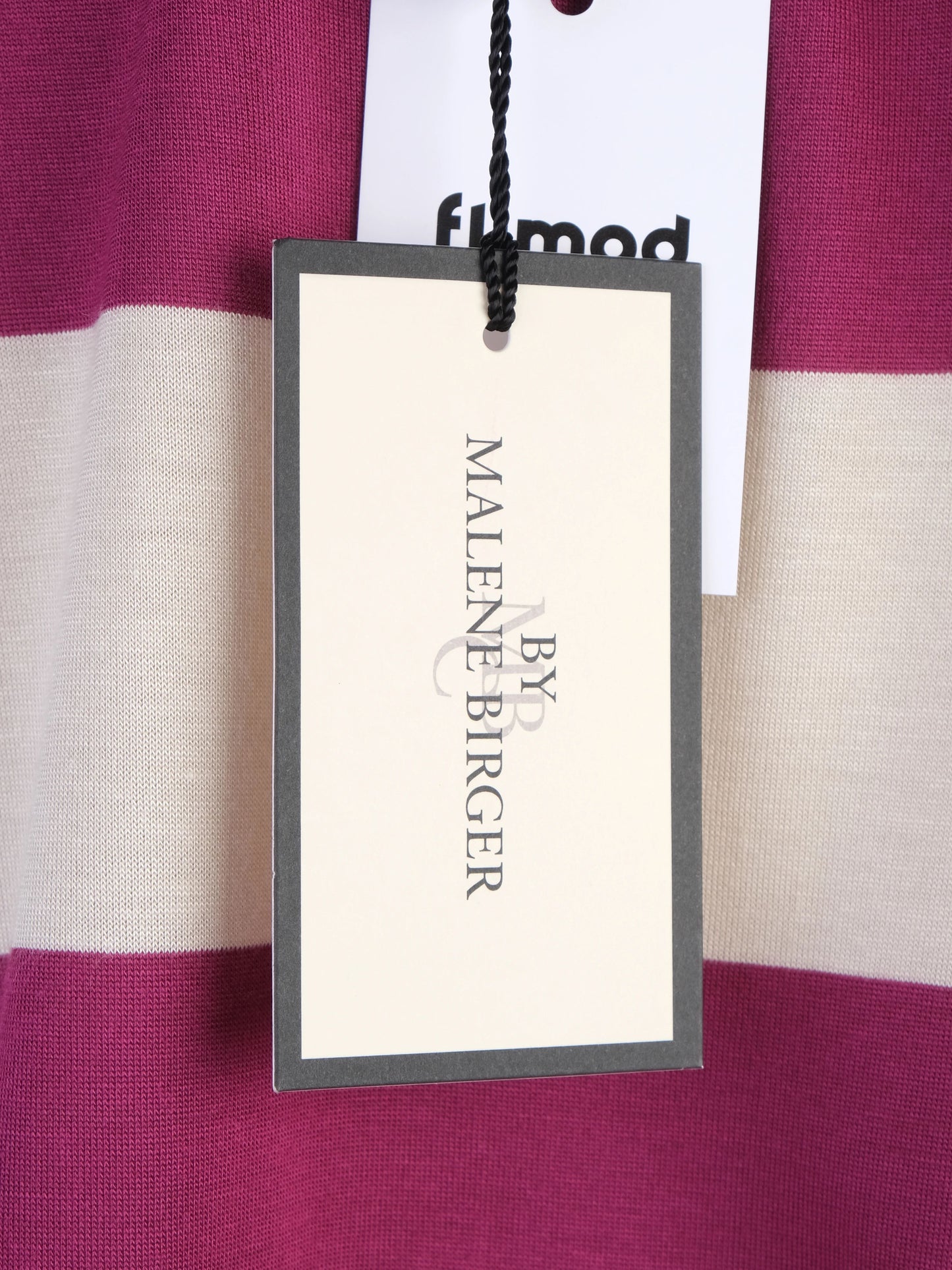new by malene birger blue strapless dress size s with belt