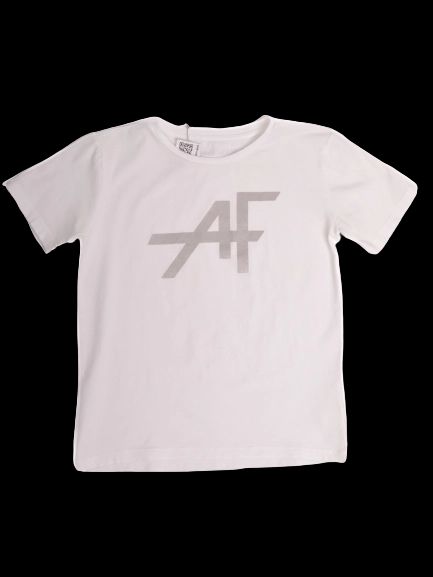 excellent alberta ferretti white cotton t-shirt size 12 for kids
