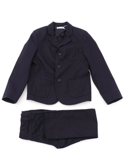 Excellent Navy Blue Suit for Kids - Jacket & Pants Set