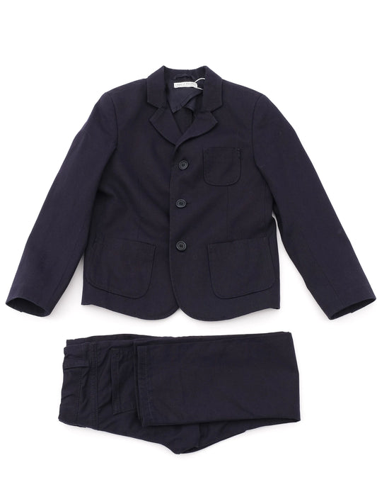 Excellent Navy Blue Suit for Kids - Jacket & Pants Set