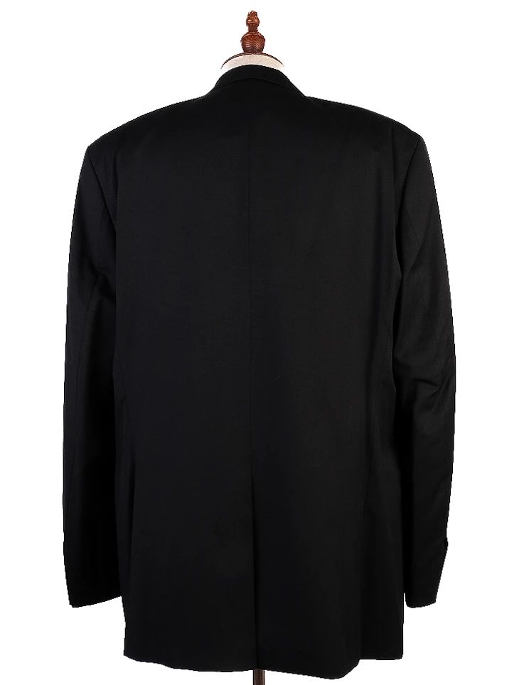 good vitale barberis canonico black cashmere wool suit jacket size l