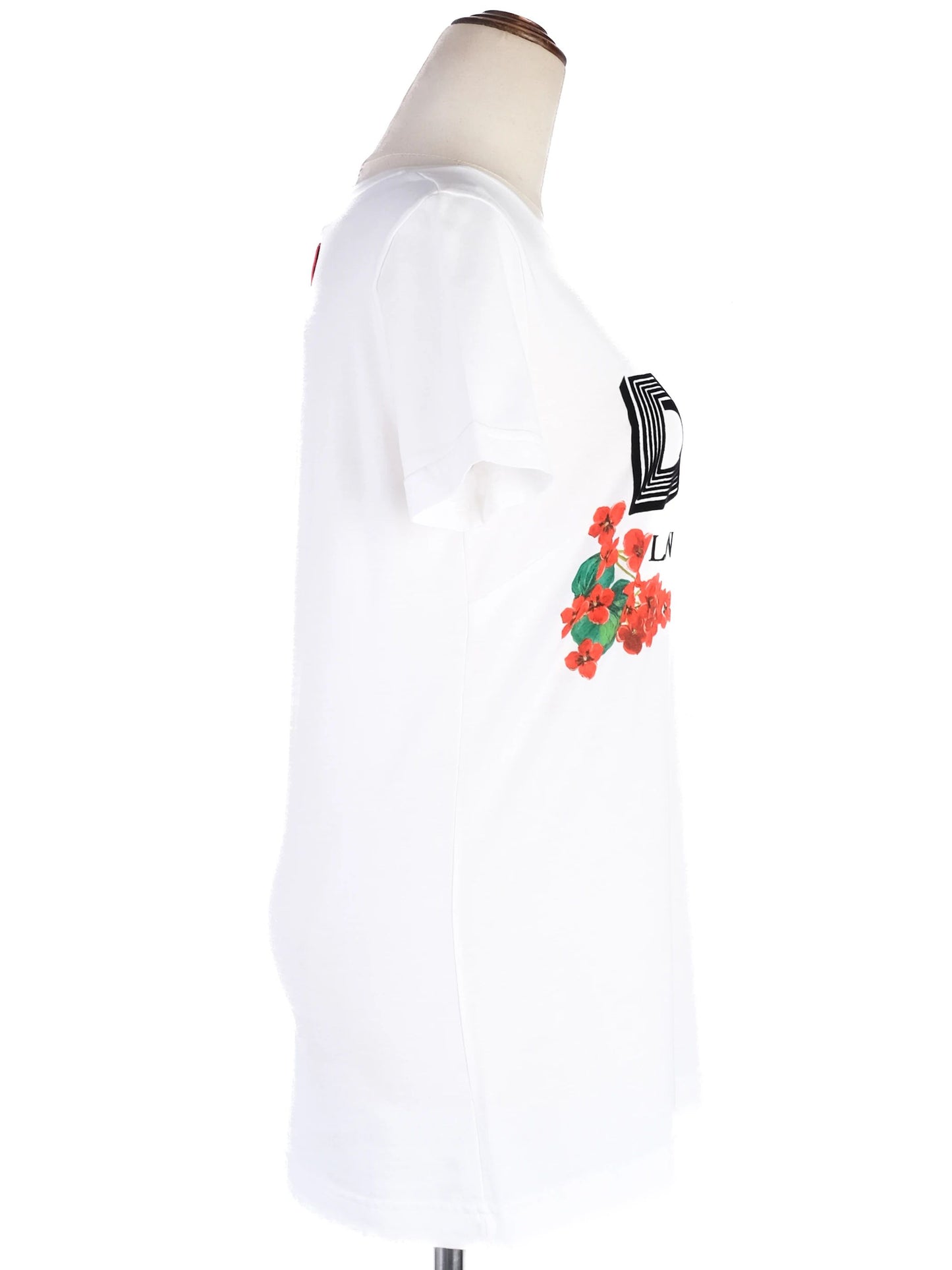 excellent dolce gabbana white t-shirt d&g love is love size m