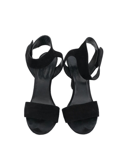 Excellent Celine Black Suede WomenÕs Shoes Size 37