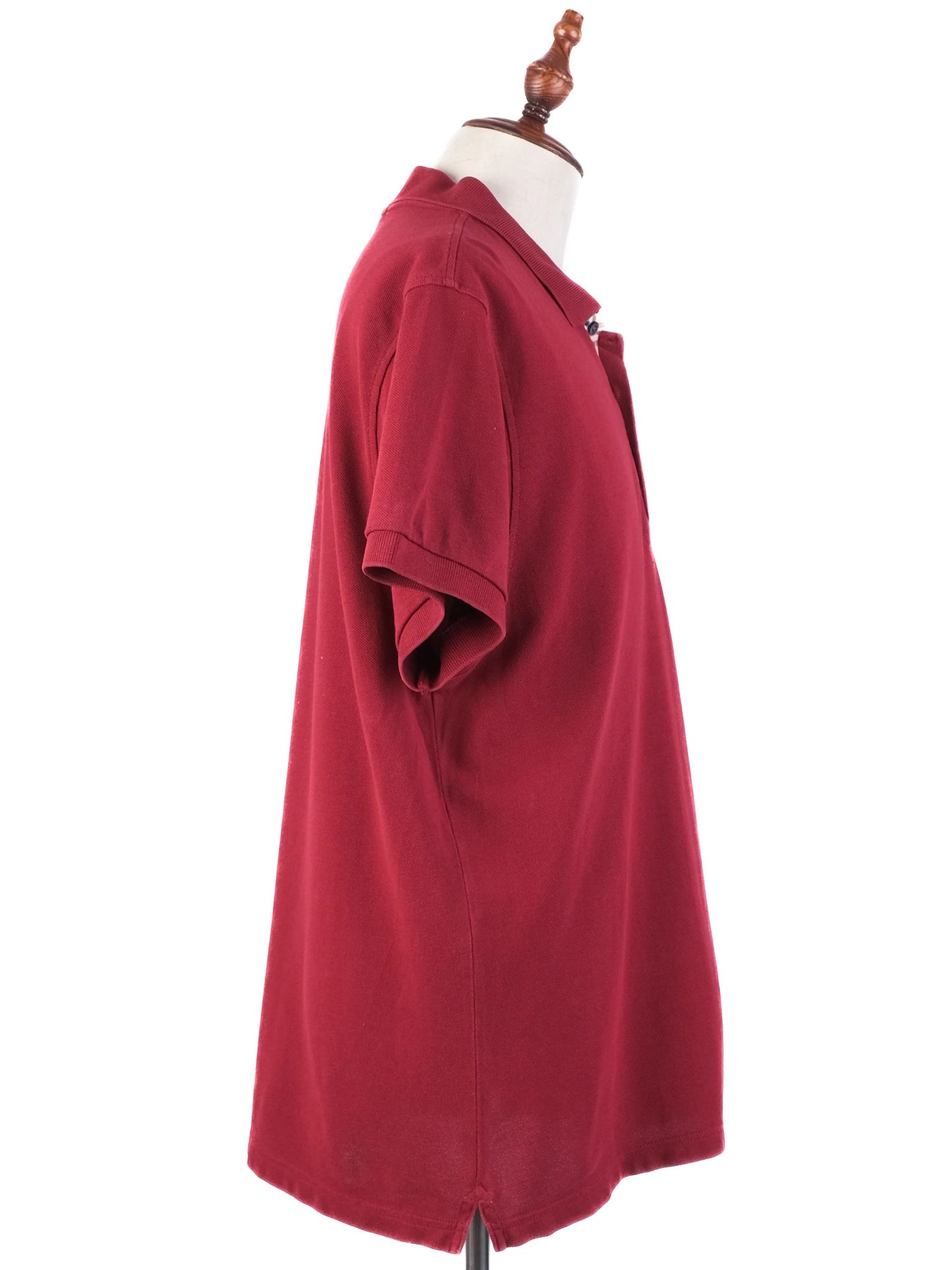 excellent burberry red cotton polo shirt size xxl for men