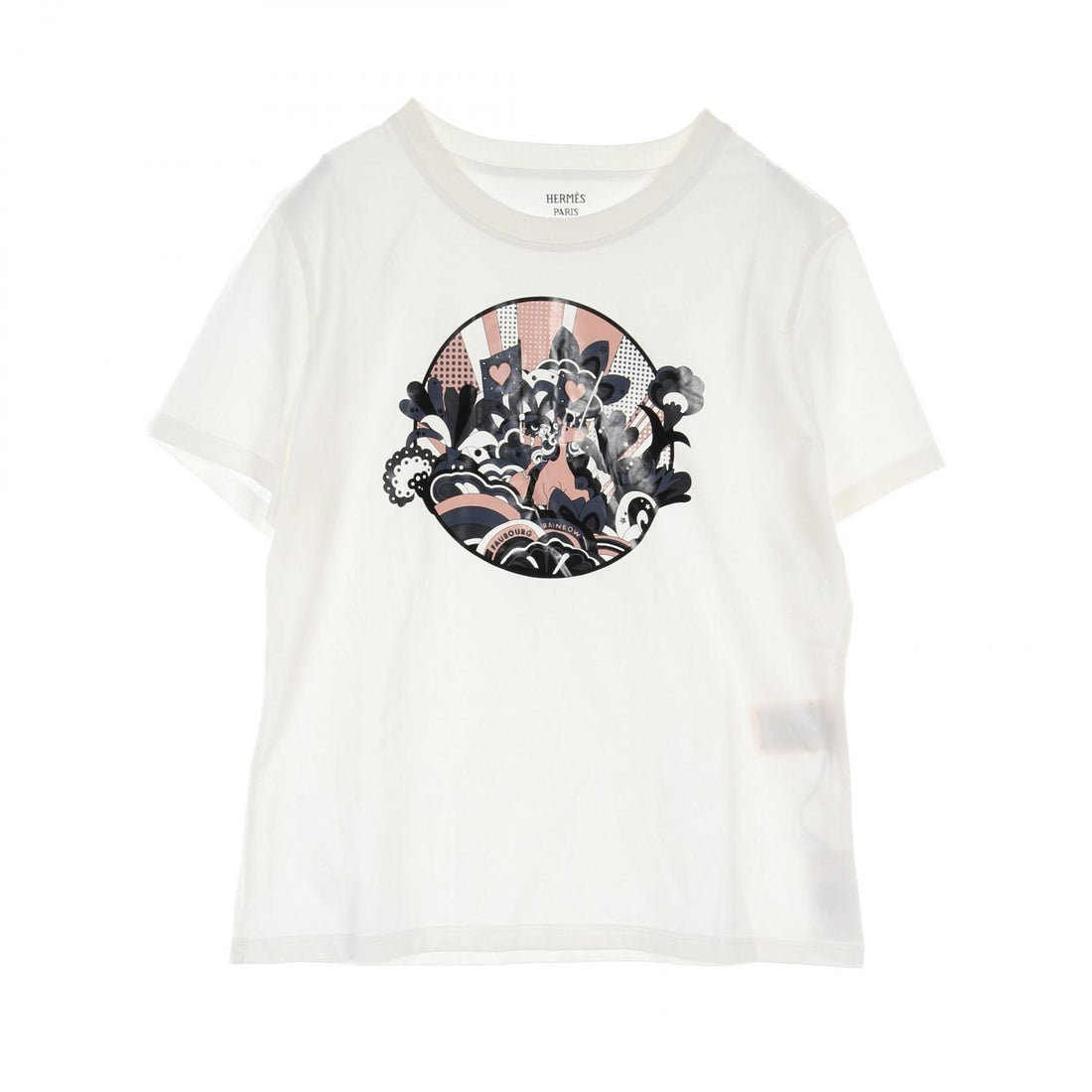 Hermes Cartouche T-shirt White Cotton 2e 4613du