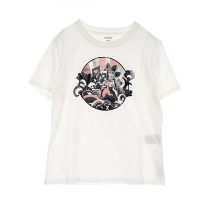 Hermes Cartouche T-shirt White Cotton 2e 4613du