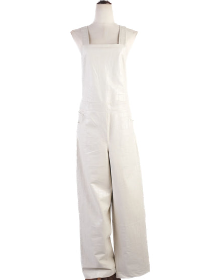Excellent Nanushka Gray Viscose Jumpsuit Size S with Pockets
