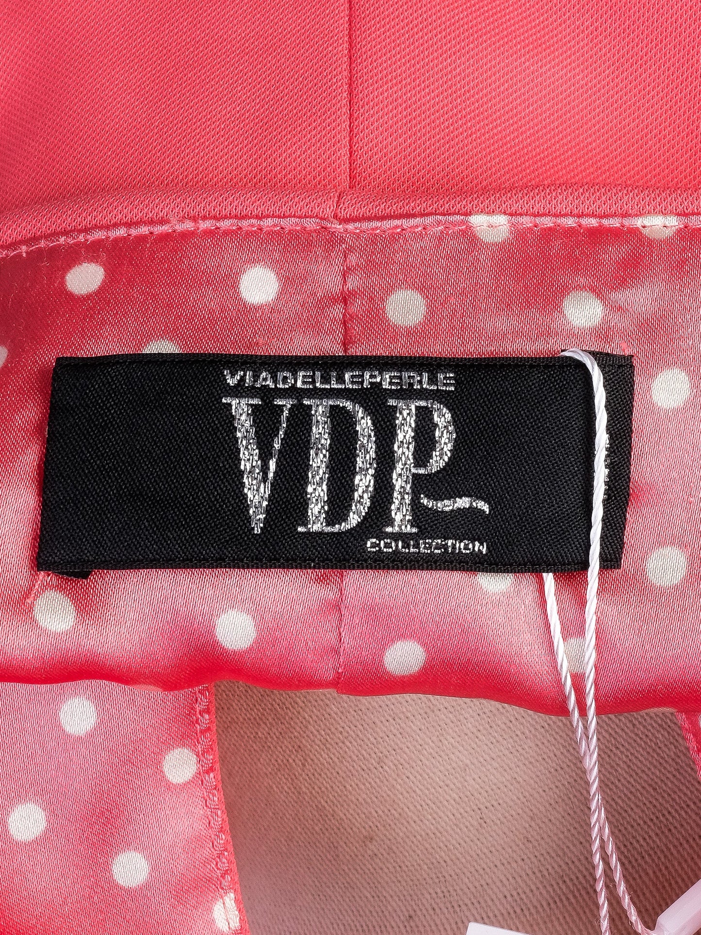 excellent vdp pink sleeveless dress size l with pockets & details