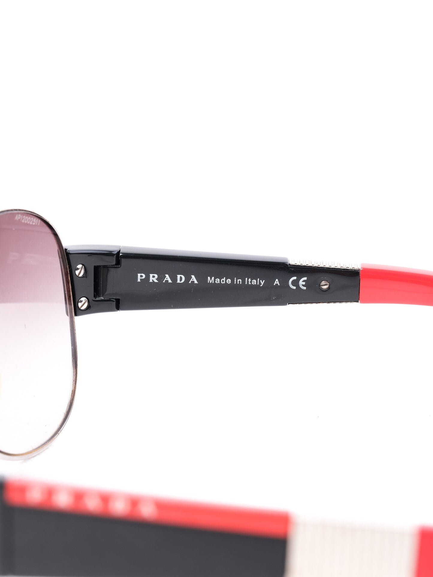 excellent prada sunglasses black red acetate men’s tinted lenses