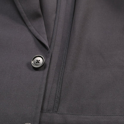 Hermes Tailored Jacket Navy Wool G 19632z 32-5259