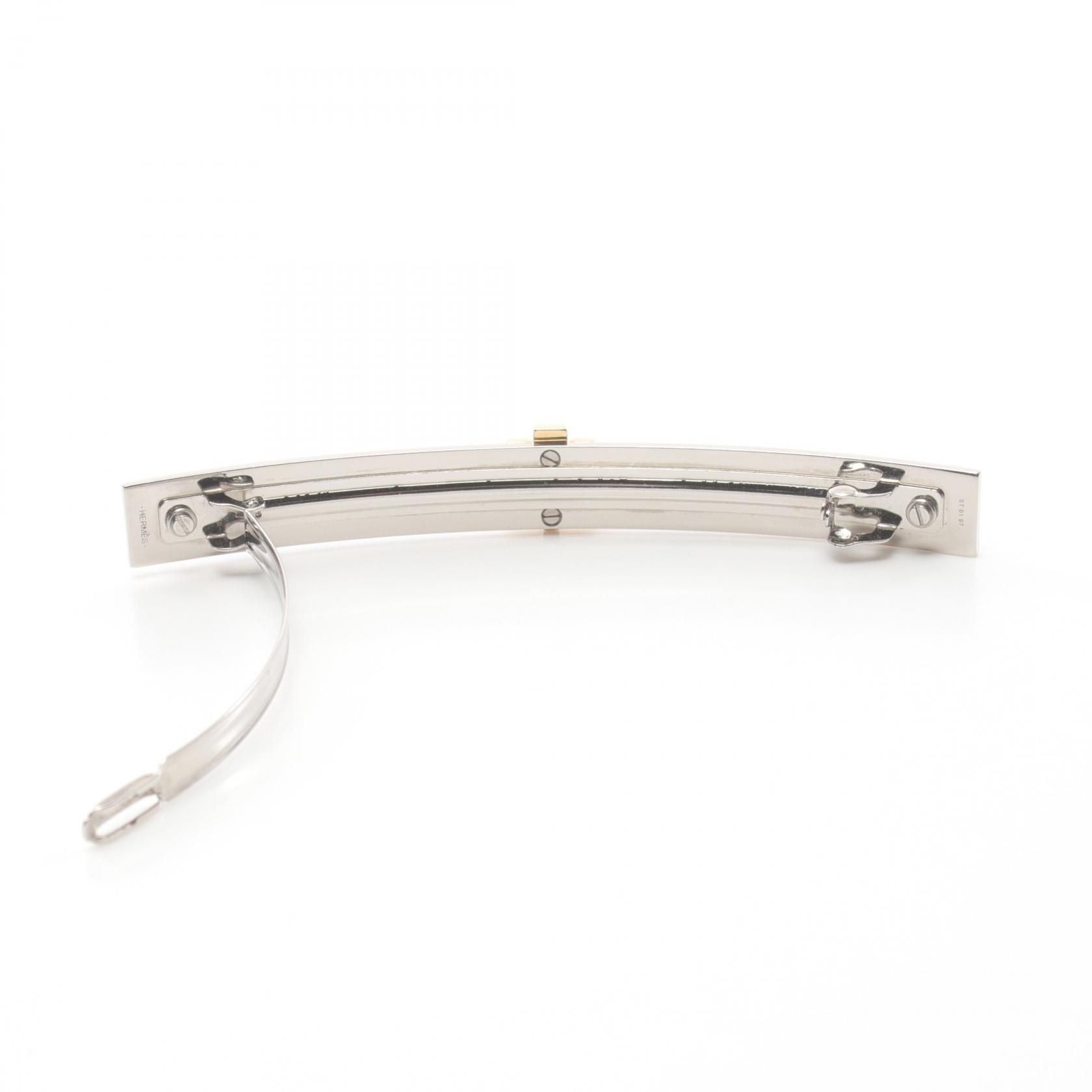 Hermes Eileen Valletta Gold Silver Gold Stainless Steel Gold Plated