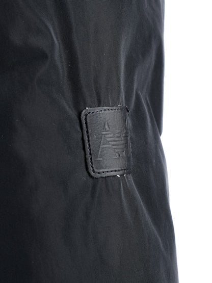 Excellent Armani Jeans Black Puffy Jacket Size S with Belt