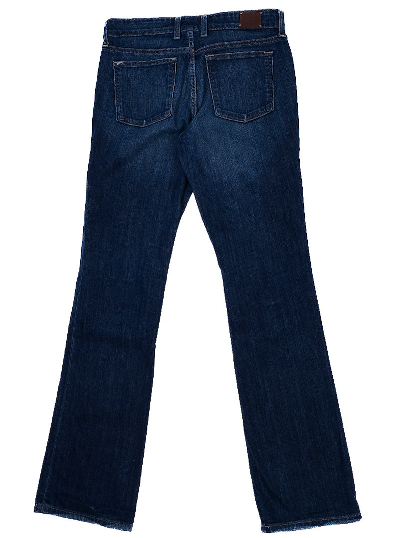excellent banana republic blue cotton denim jeans size m