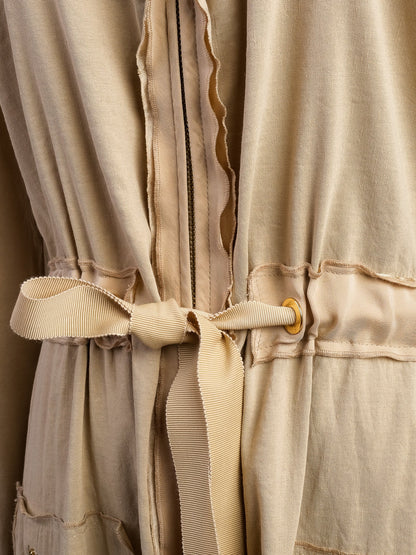 Elie Tahari White Viscose Dress XS with Zipper Pockets