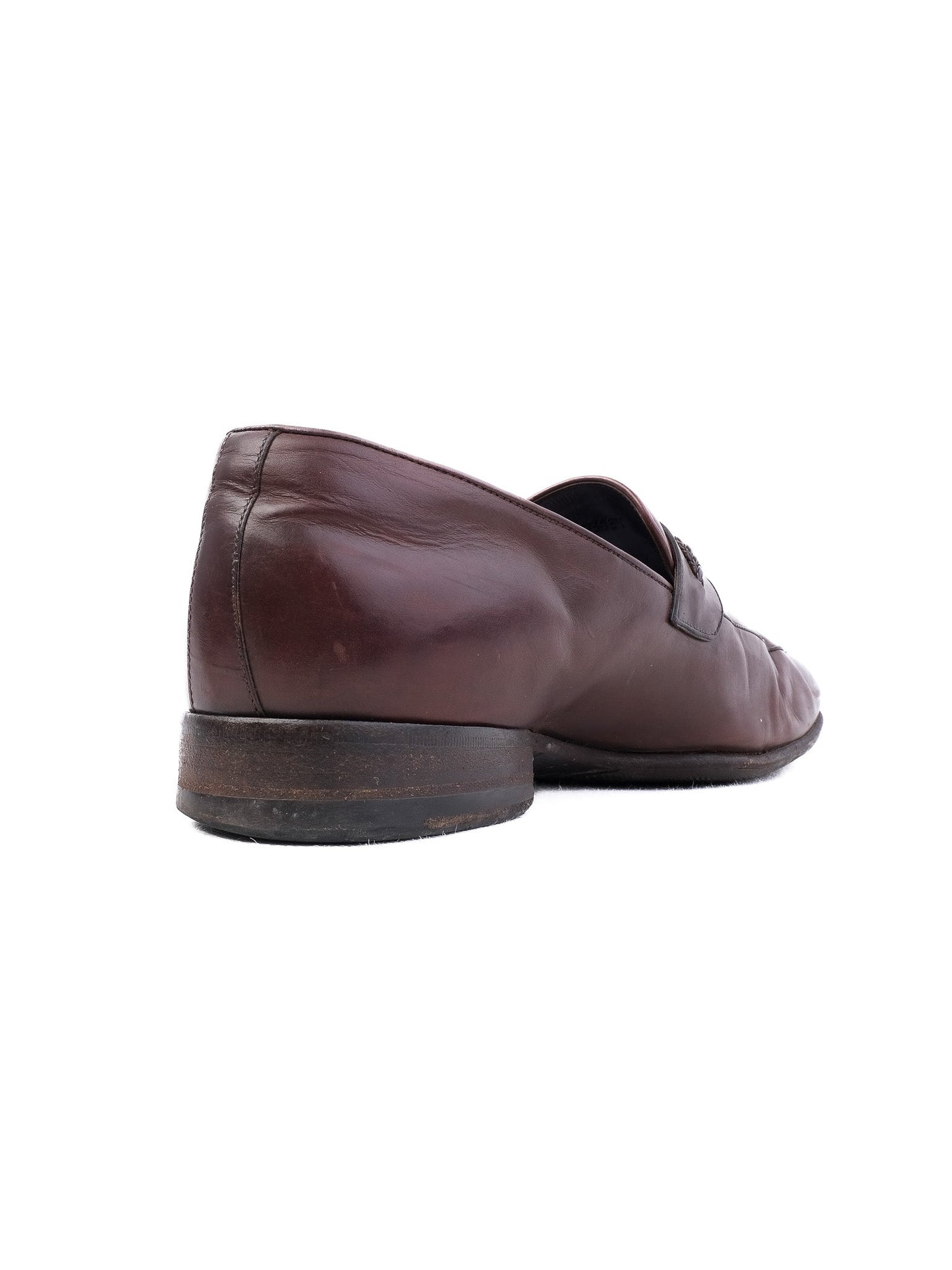 excellent tom ford orange leather loafers size 39 men