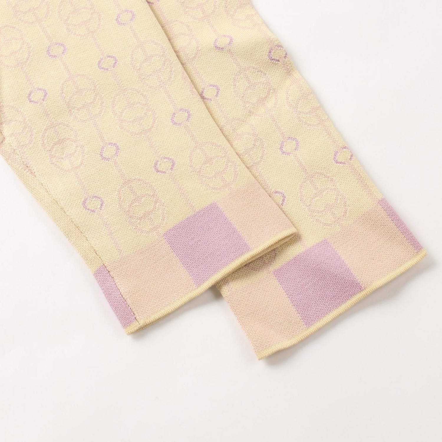 Hermes Culiquetis Cardigan 2e 2103d 4 Silk Nylon Yellow Purple 
