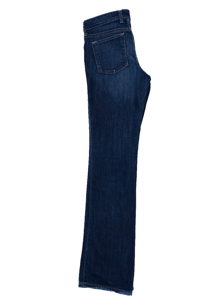 excellent hugo boss women's blue cotton denim jeans size xs