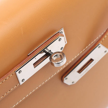 Hermes Kelly 28 Handbag Natural Sable Brown Calfskin (cowhide) Chamonix Leather