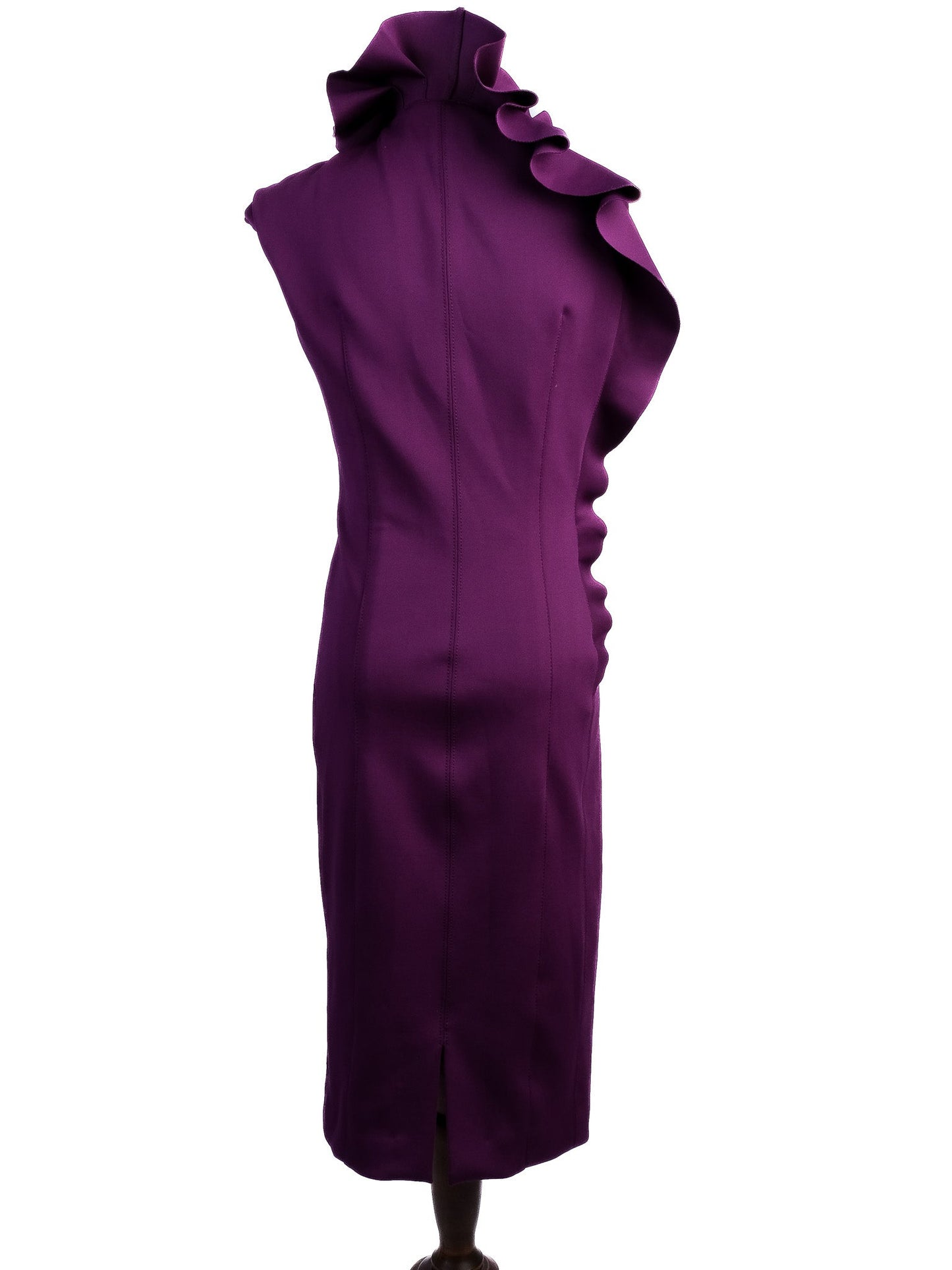 excellent class roberto cavalli purple sleeveless dress size xl