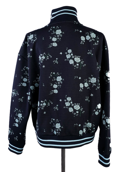 Excellent Kenzo Floral Tracksuit Dark Polyester Jacket Pants Set