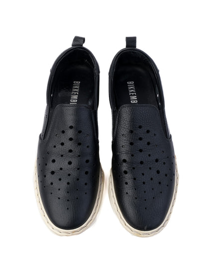 Excellent Bikkembergs Black Leather Women’s Shoes Size 37