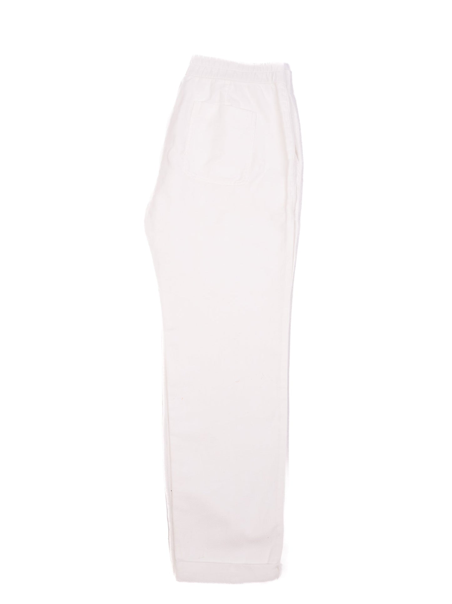 standard james perse white cotton pants xs with drawstring waist