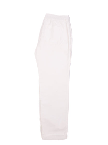 Standard James Perse White Cotton Pants XS with Drawstring Waist