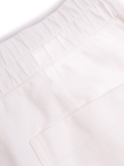 Standard James Perse White Cotton Pants XS with Drawstring Waist