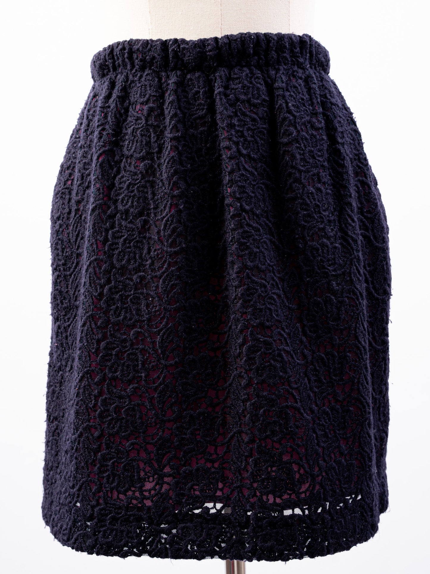 pennyblack black lace skirt xs excellent condition floral pattern