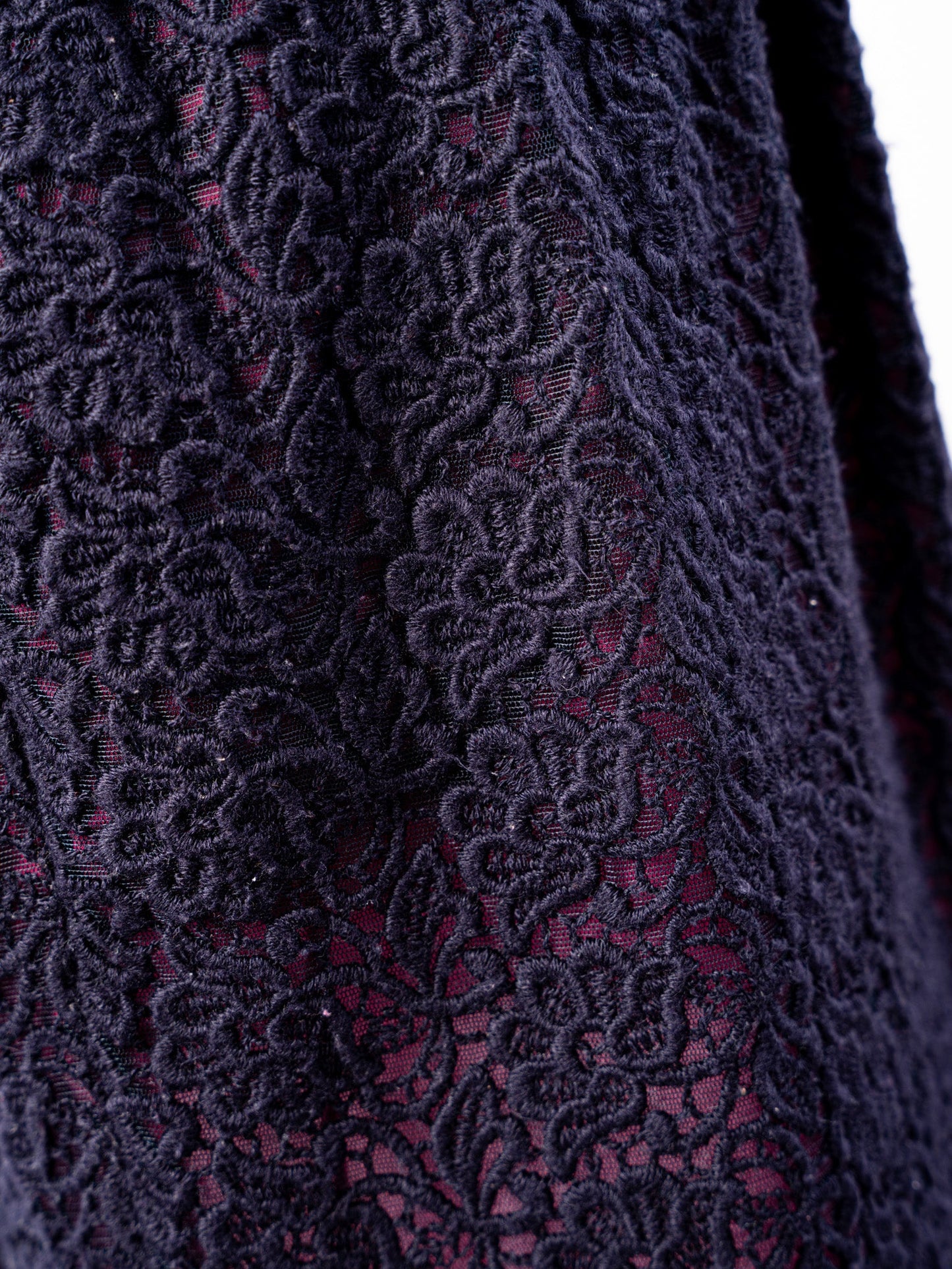 pennyblack black lace skirt xs excellent condition floral pattern