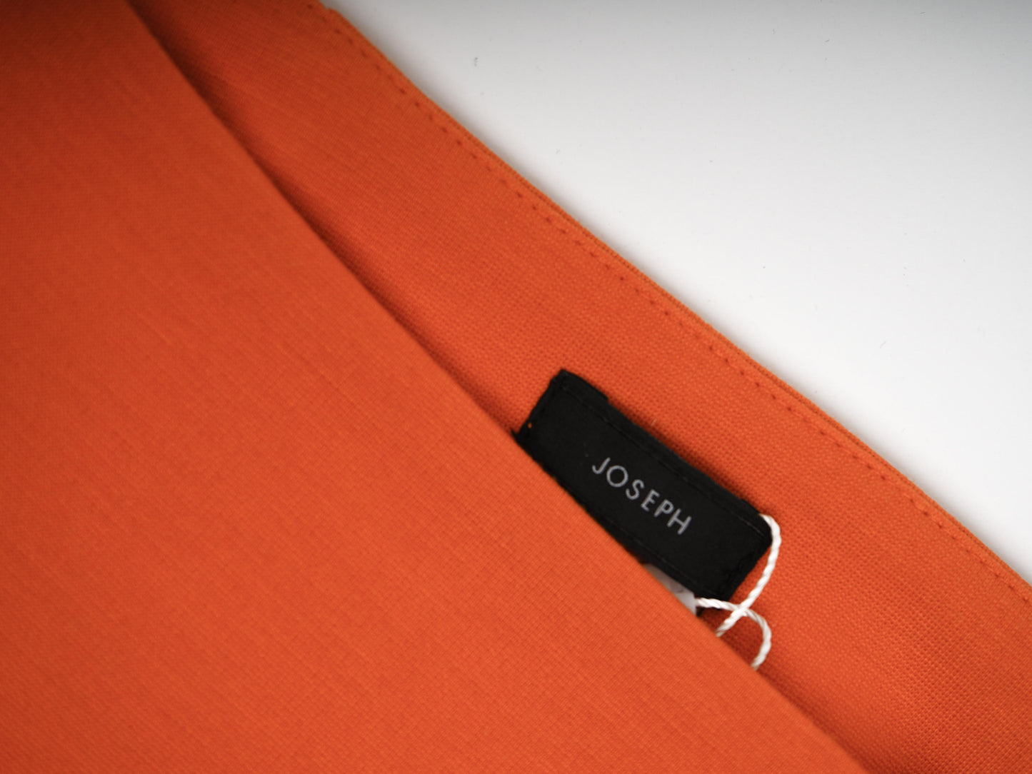 excellent joseph asymmetrical orange skirt women's size m
