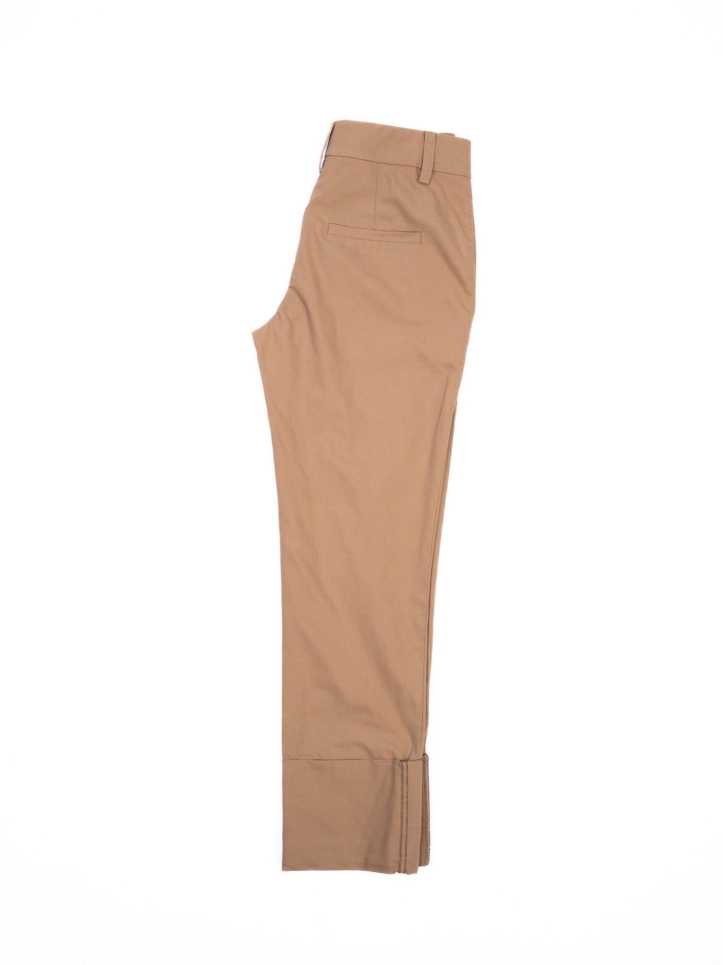 excellent brunello cucinelli orange cotton pants size s
