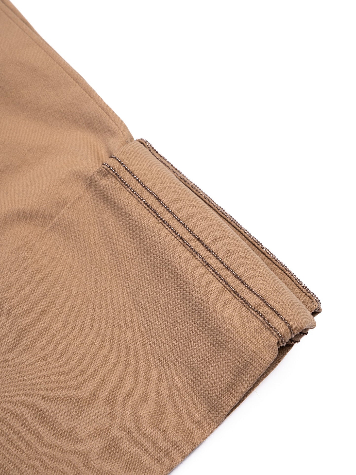 excellent brunello cucinelli orange cotton pants size s
