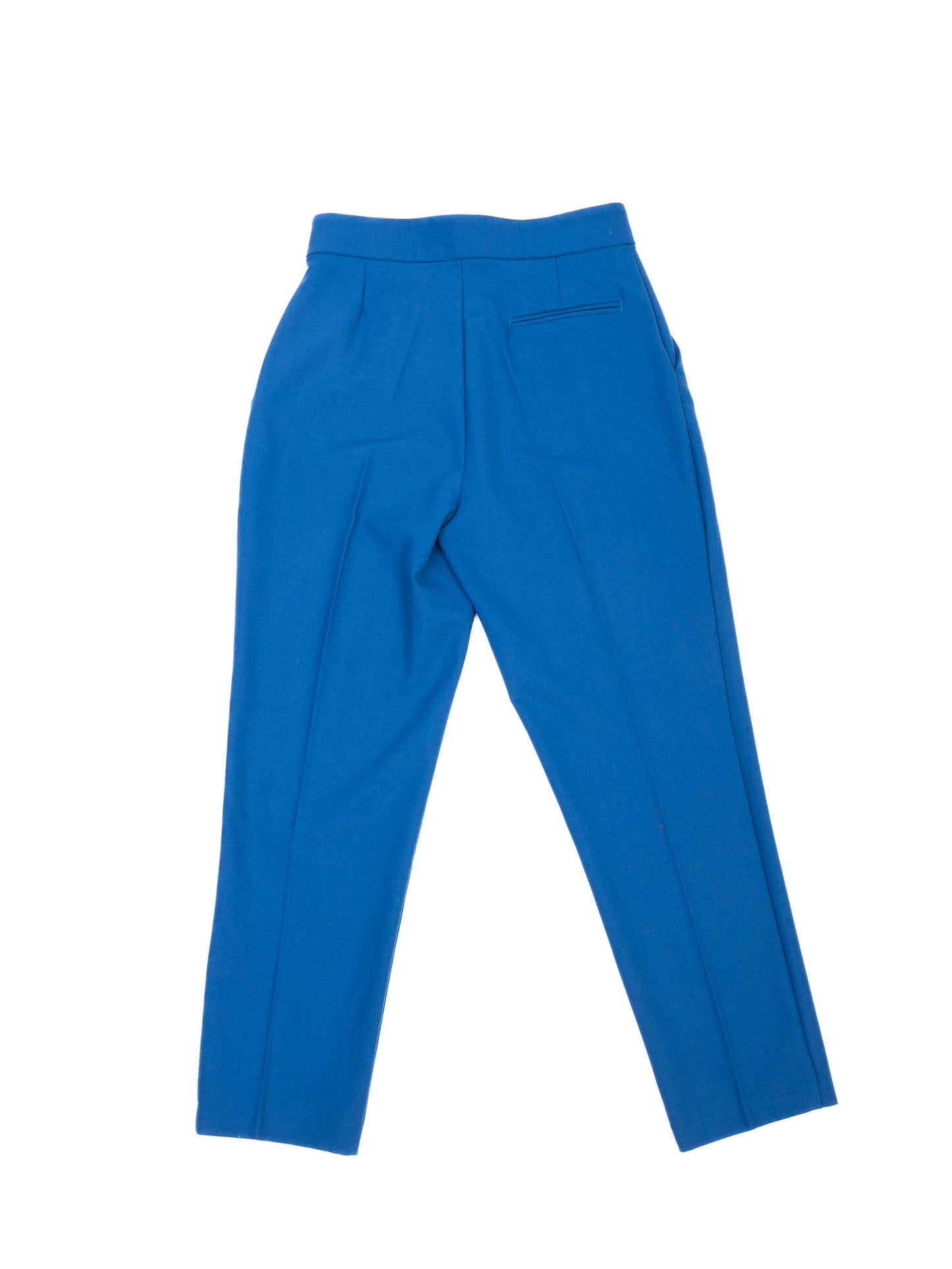 excellent pinko blue wool double-breasted suit with trousers