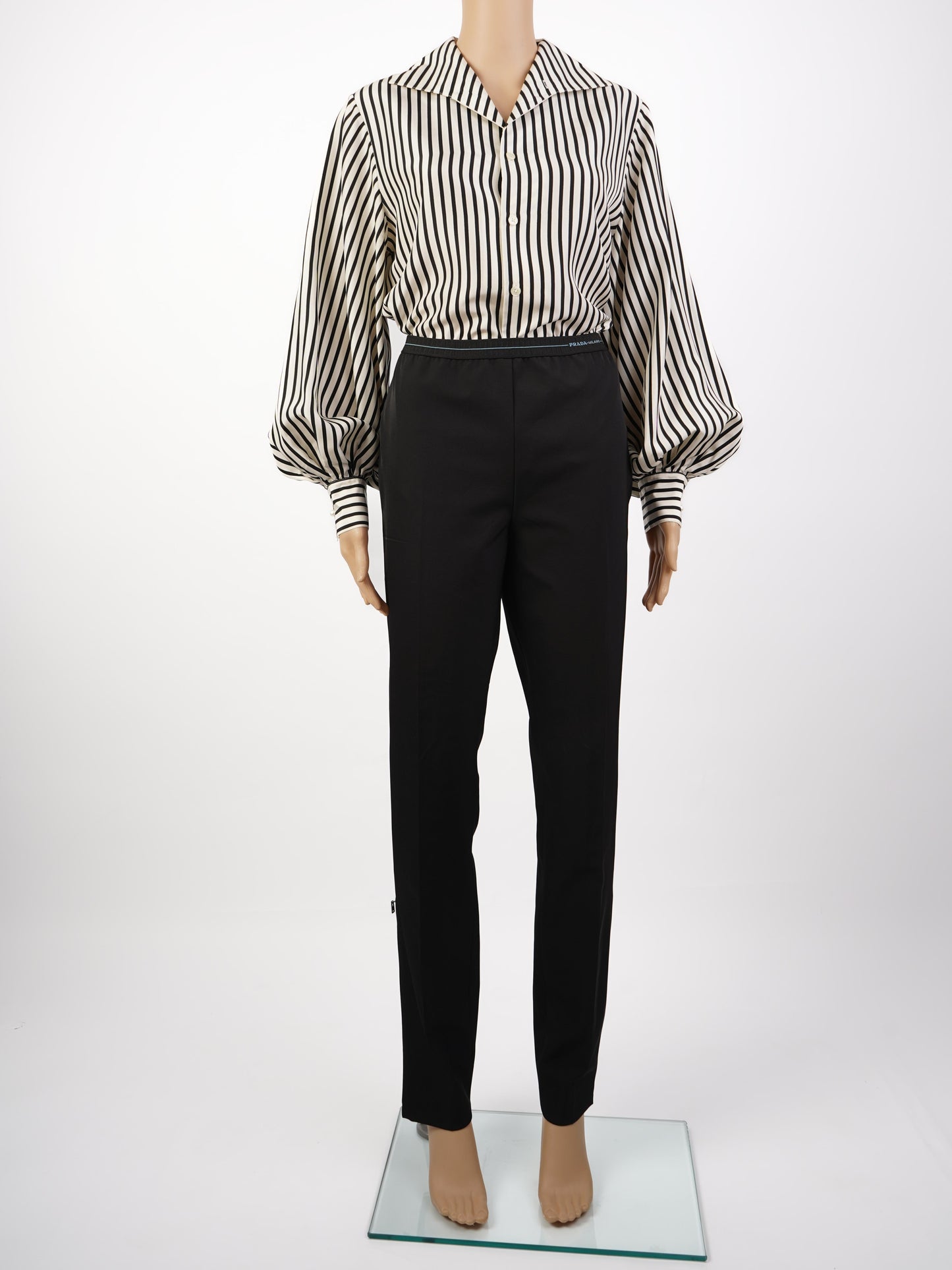 perfect prada black pants polyester size not specified