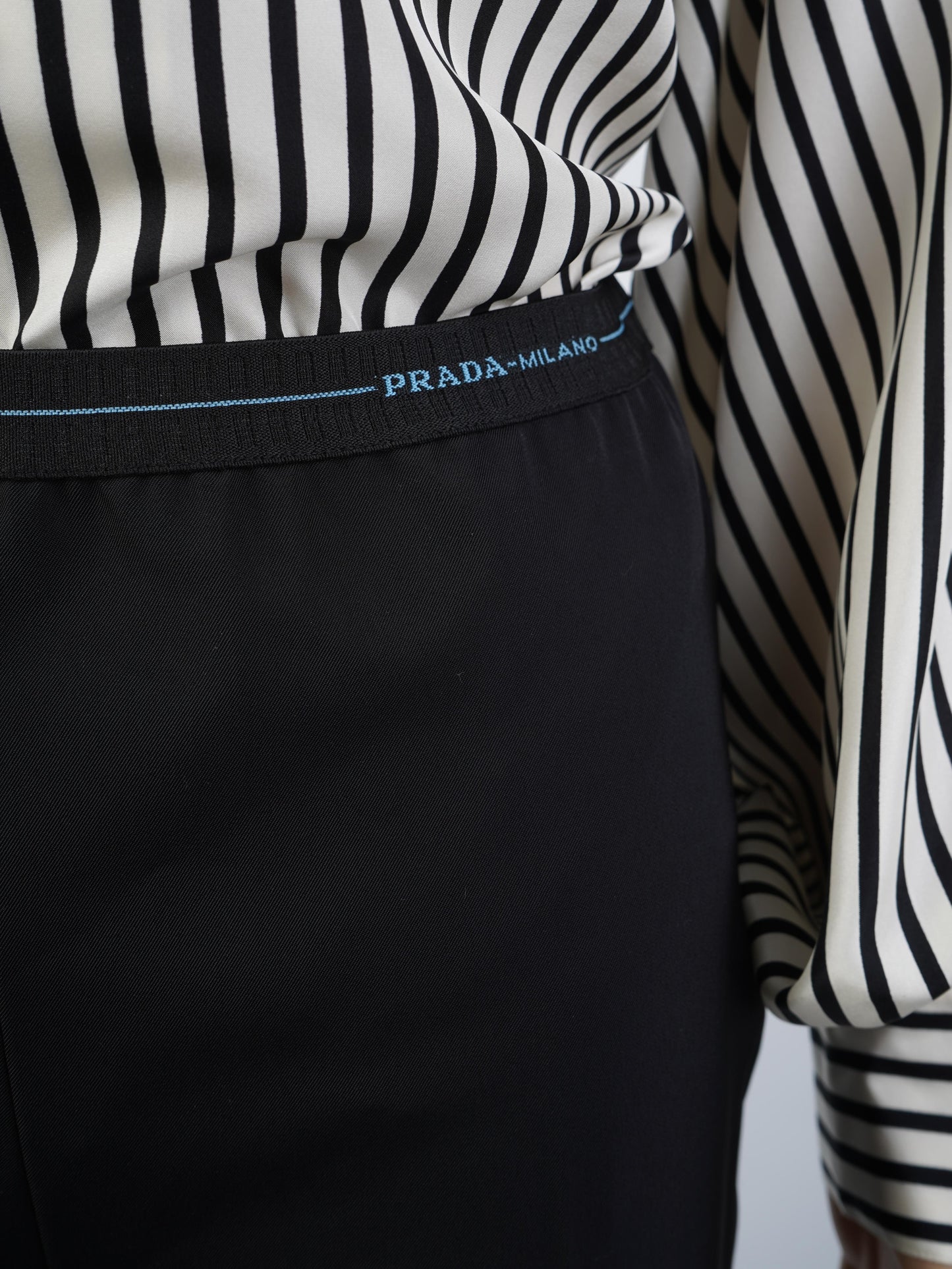 perfect prada black pants polyester size not specified