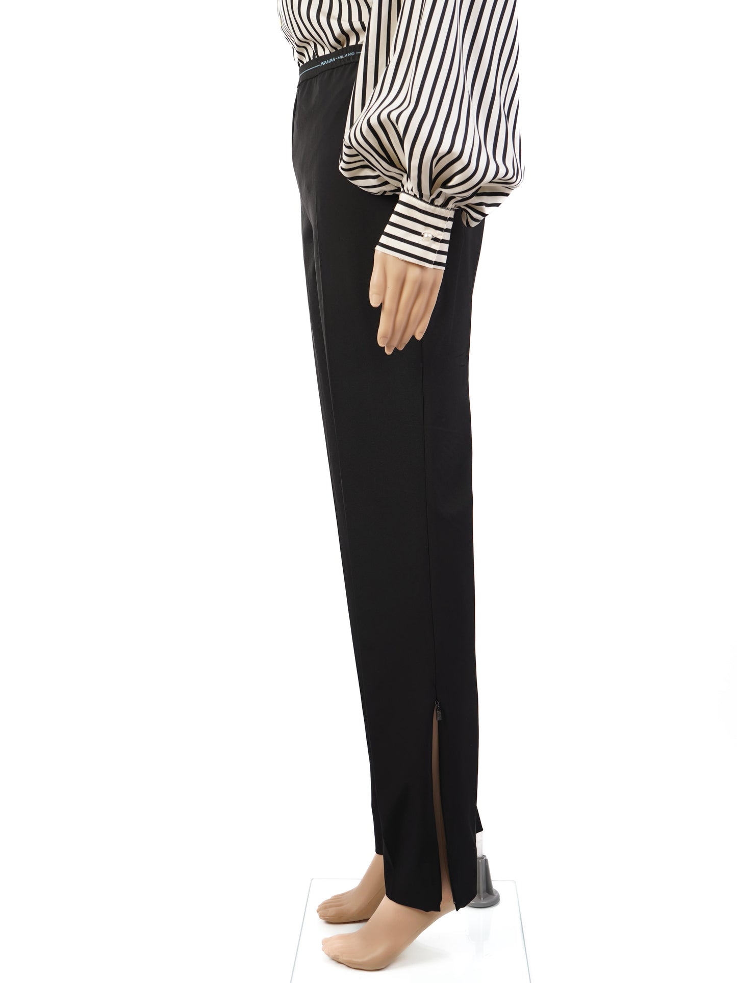 perfect prada black pants polyester size not specified