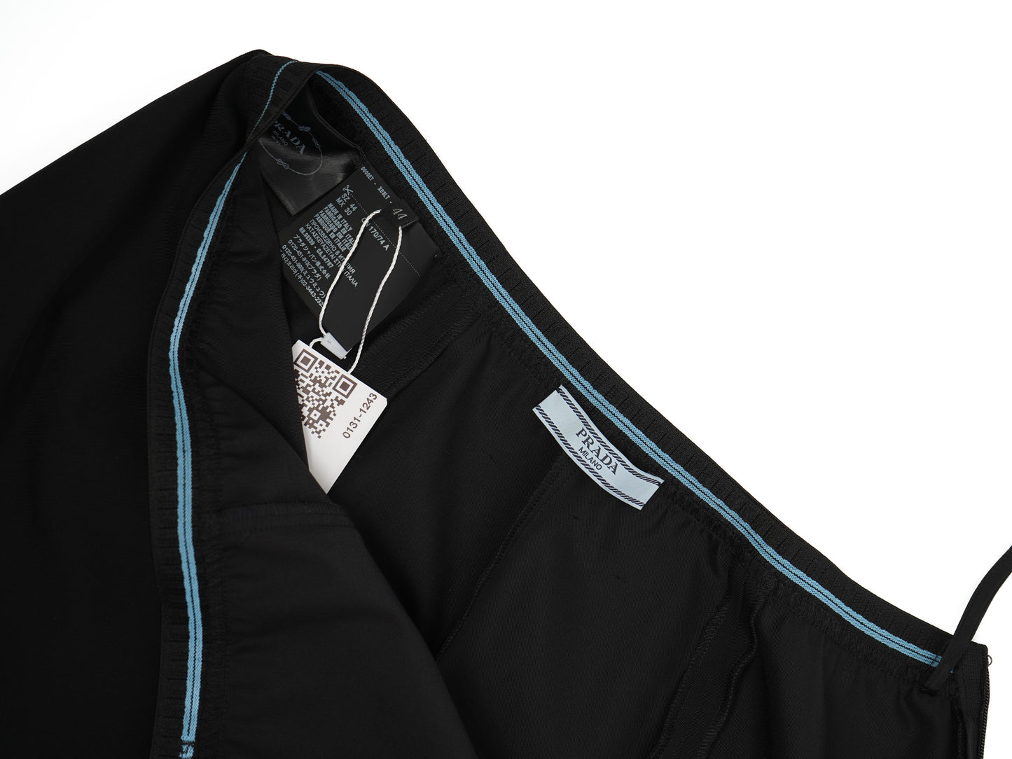 perfect prada black pants polyester size not specified