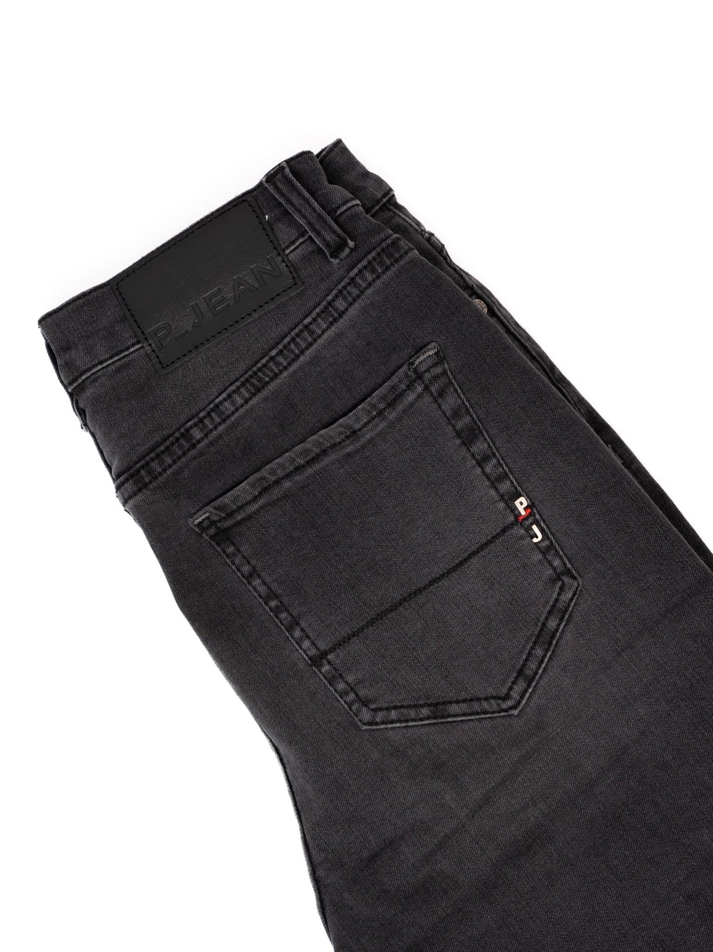 excellent p_jean black polyester jeans size s women