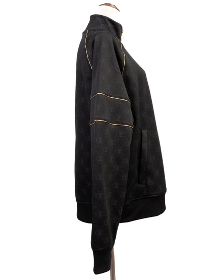 Excellent Champion Men's Black Tracksuit M with Gold Accents