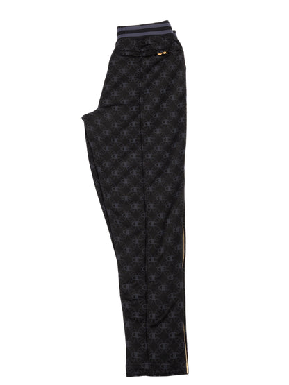 Excellent Champion Men's Black Tracksuit M with Gold Accents