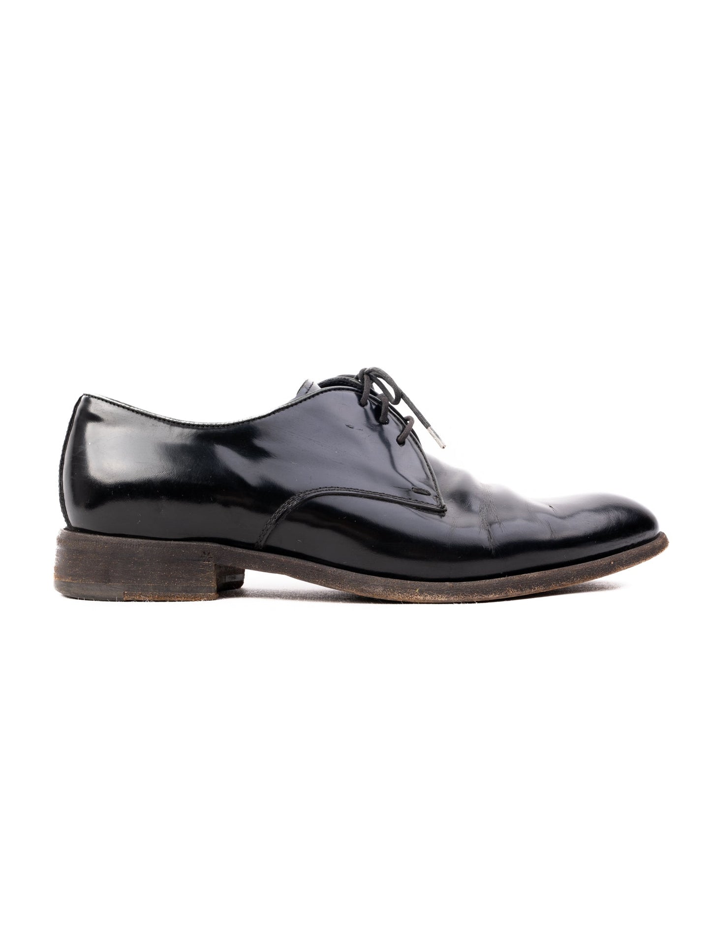 excellent henderson black leather oxford dress shoes size 39