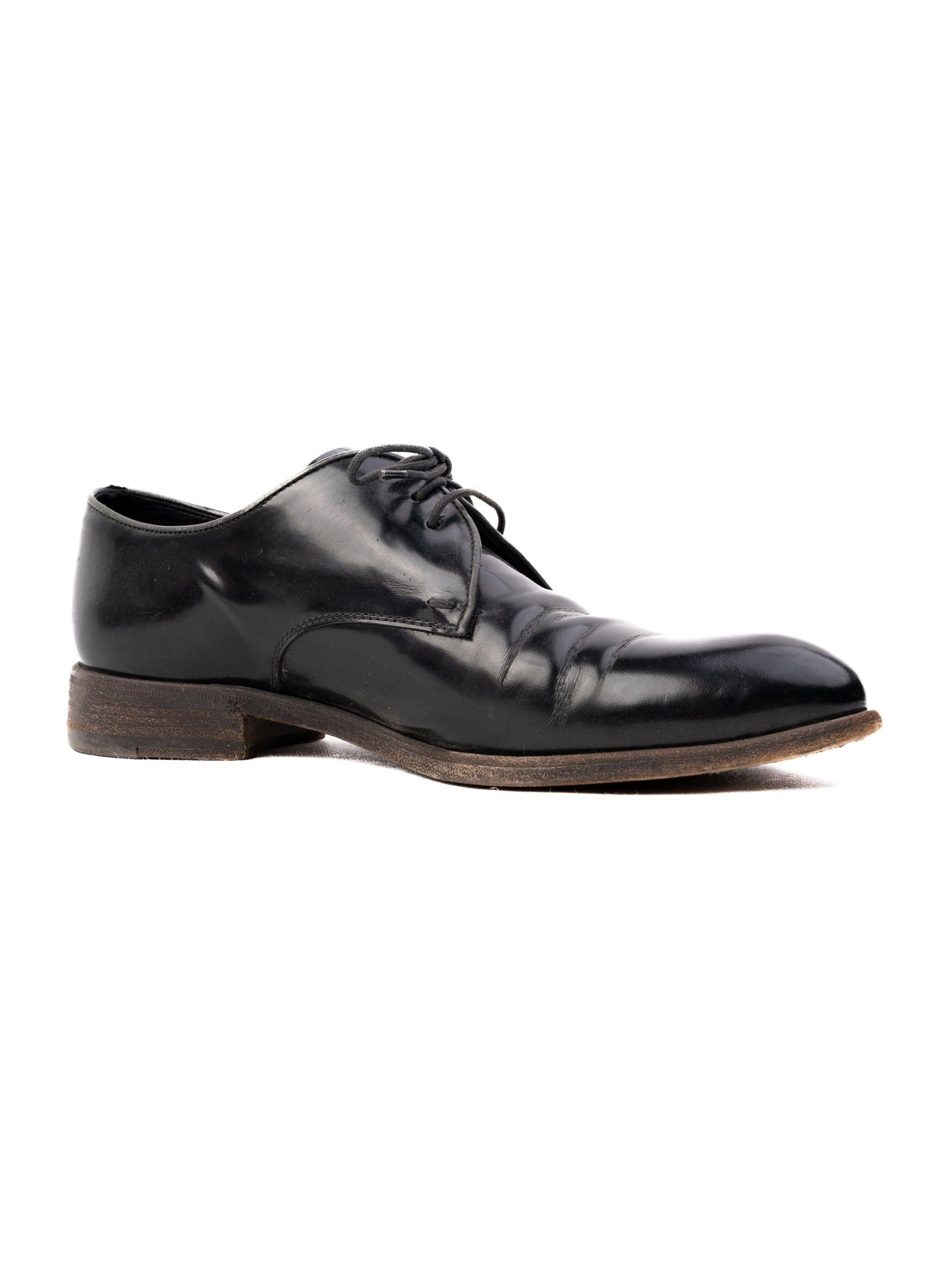 excellent henderson black leather oxford dress shoes size 39