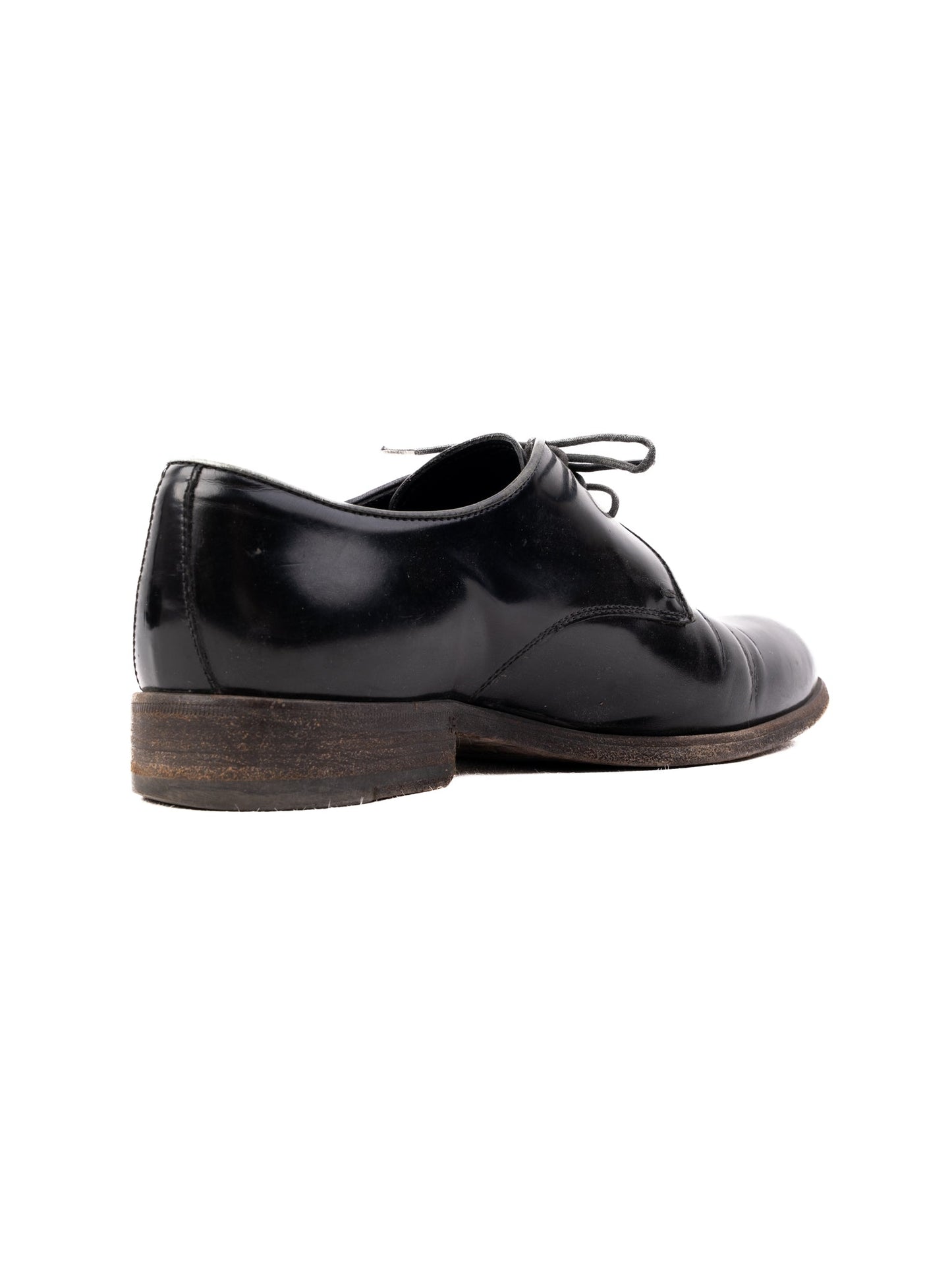 excellent henderson black leather oxford dress shoes size 39