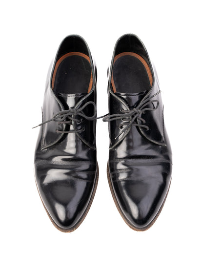 Excellent Henderson Black Leather Oxford Dress Shoes Size 39