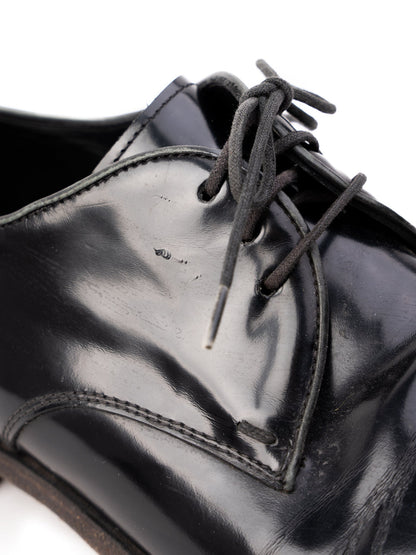 Excellent Henderson Black Leather Oxford Dress Shoes Size 39